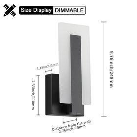 Joosenhouse two-pack wall sconces mounted for symmetry