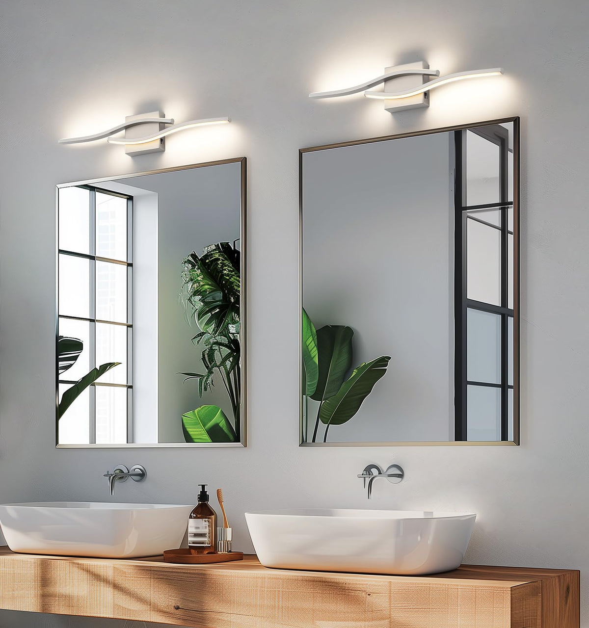 Joossnwell up-down vanity light design reduces glare