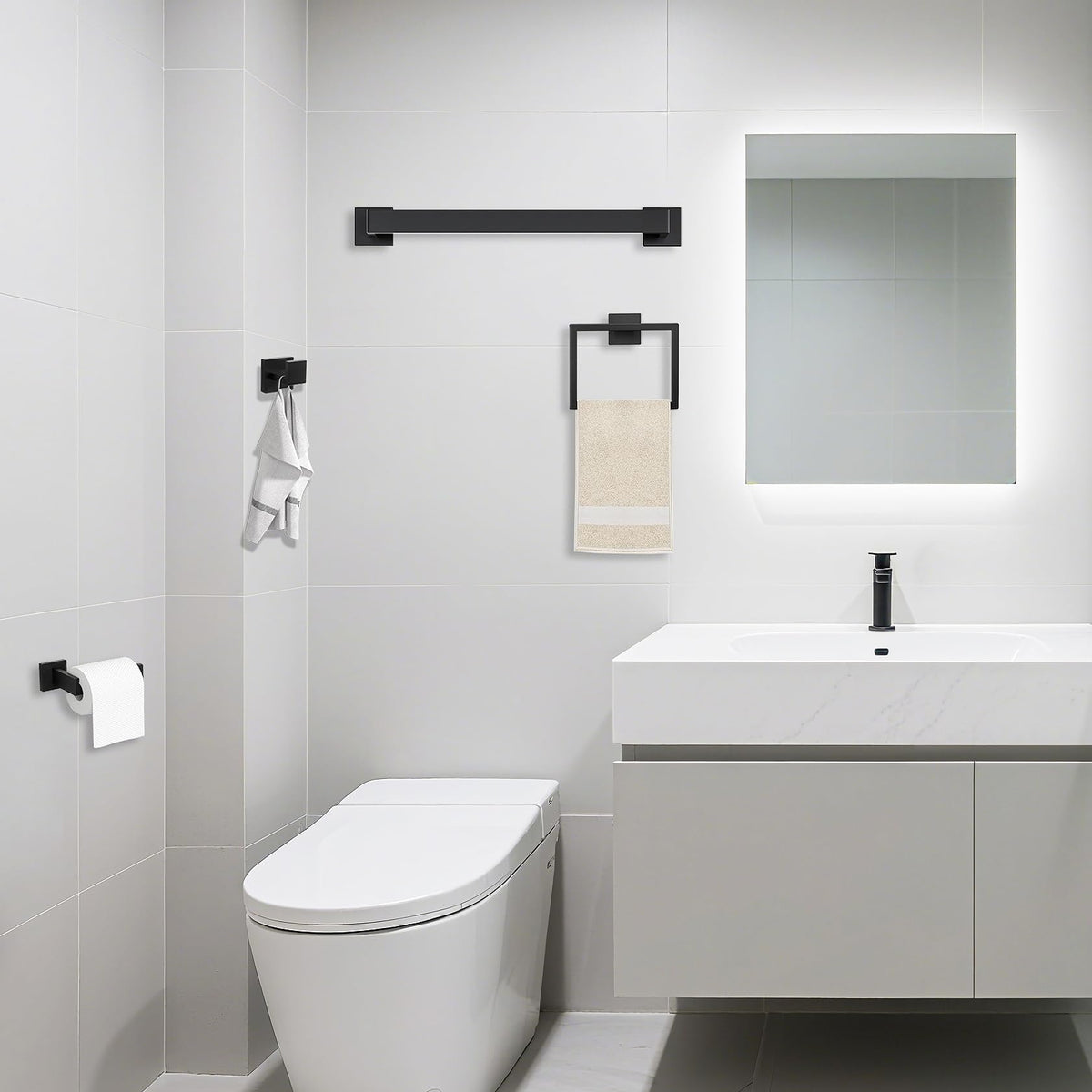 JOPOFI wall-mounted hardware kit for quick, clean installation