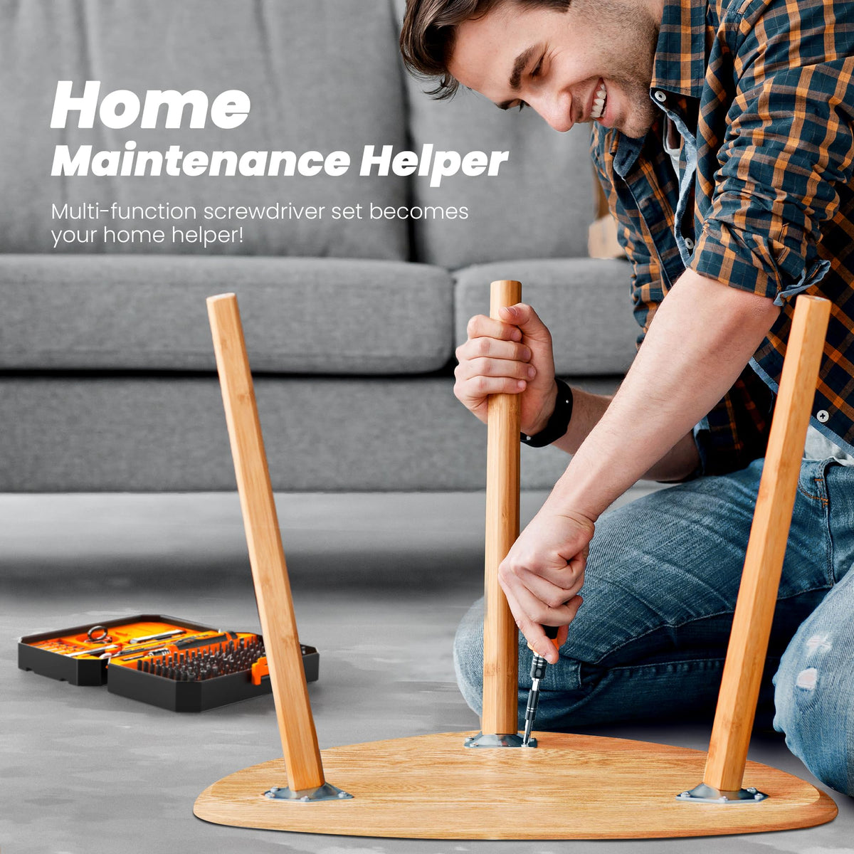 JOREST ergonomic handle with rotatable tail supports extended repair sessions.