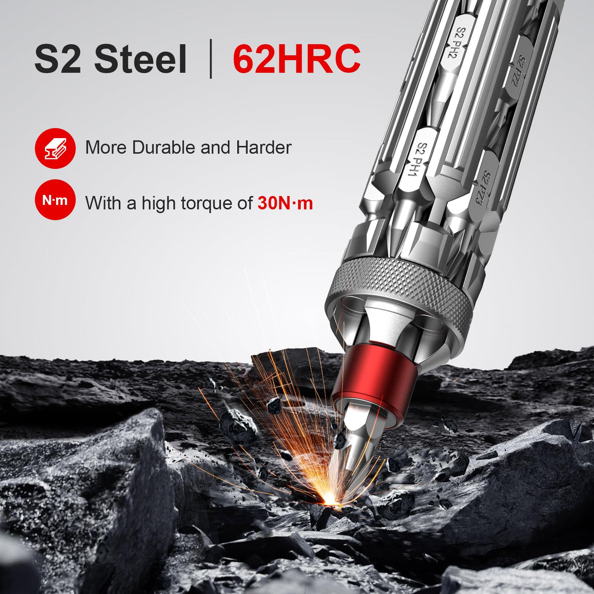 JOREST torque and bit set includes T15H through T25H for variety.