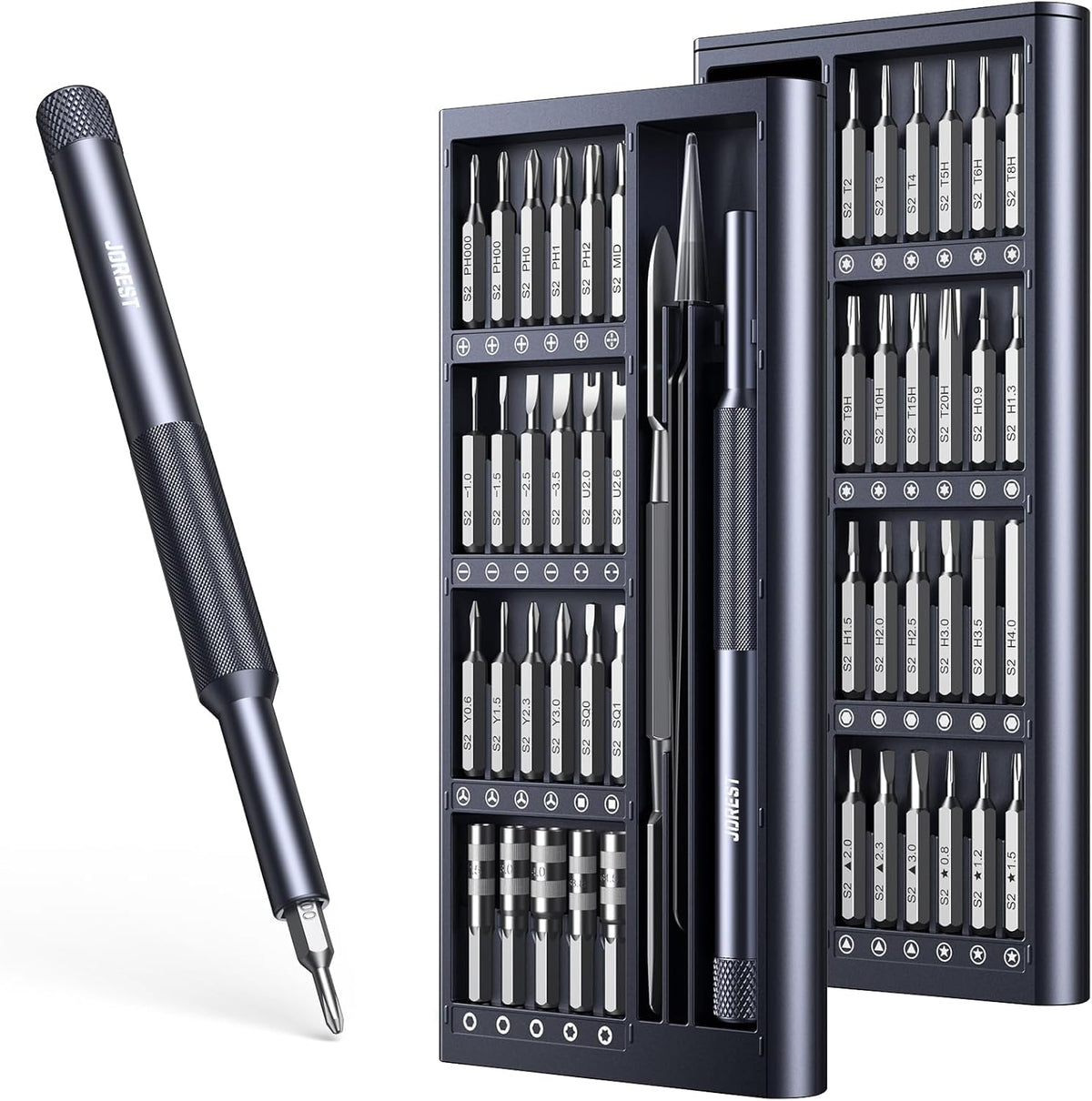 JOREST 50-in-1 case and bits organize quick repairs on the go