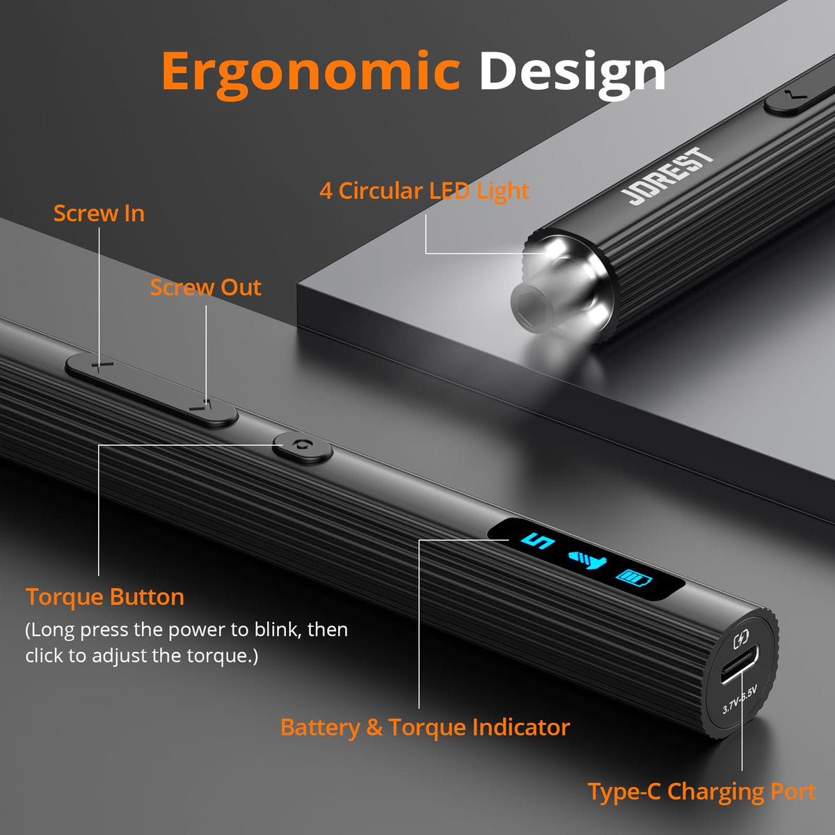 JOREST dual-mode design enables electric and manual repairs.