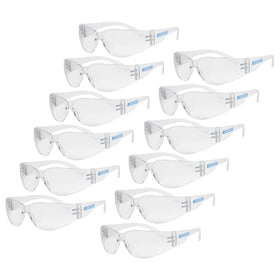 JORESTECH safety glasses with wraparound coverage for all-day comfort.