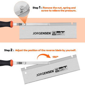 Jorgensen soft-handle design provides ergonomic grip for comfortable trimming.