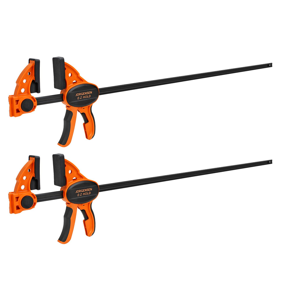 Jorgensen 24in one-hand clamp-spreader front view for fast setup and secure clamping.