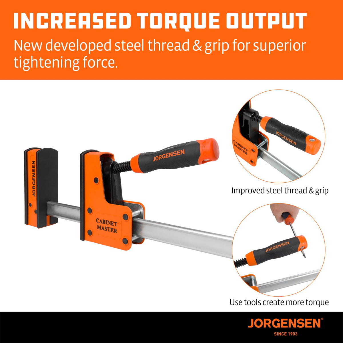 Jorgensen 2in1 glue separator aids smooth transitions between parts.