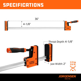 Jorgensen 2-in-1 glue separator and clamp holder for cleaner work surfaces