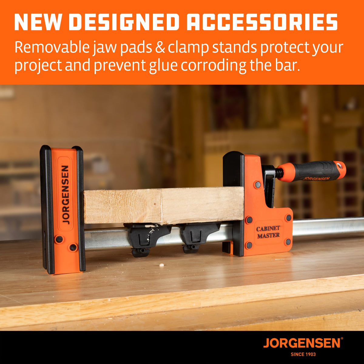 Jorgensen soft-grip handle enables comfortable, controlled tightening