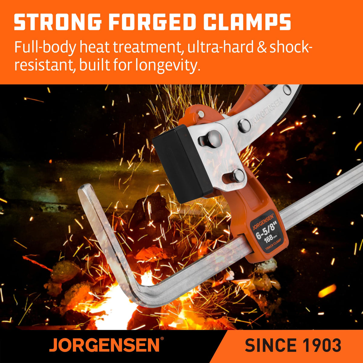 Jorgensen 400 lbs clamping force supports heavy-duty tasks.