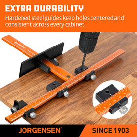 Jorgensen 5mm case-hardened bushings deliver high wear resistance and long-lasting accuracy.