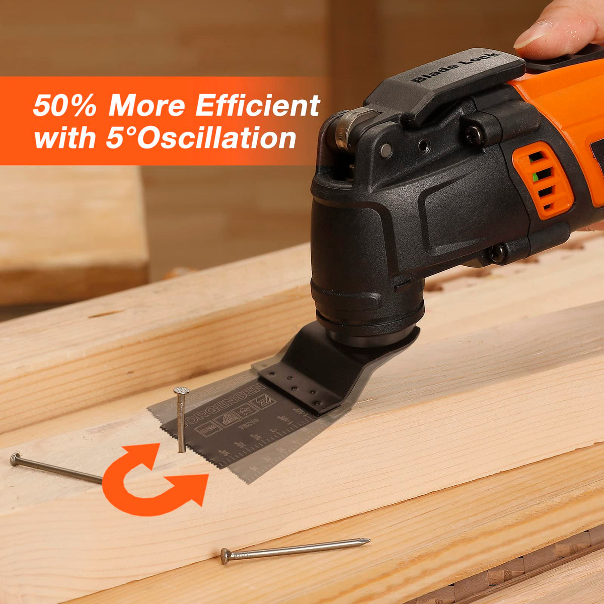 Jorgensen 16-piece blade kit enables versatile cutting, scraping, and sanding tasks