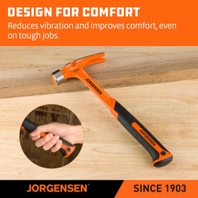Jorgensen ergonomic anti-slip grip supports longer work sessions