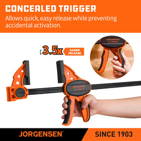 Jorgensen bar body detail highlights sturdy plated steel and durable construction.