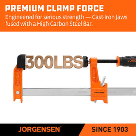 Close-up of 6-inch opening demonstrating clamp capacity