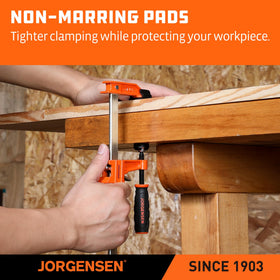 Ergonomic soft grip handle provides comfortable non-slip use