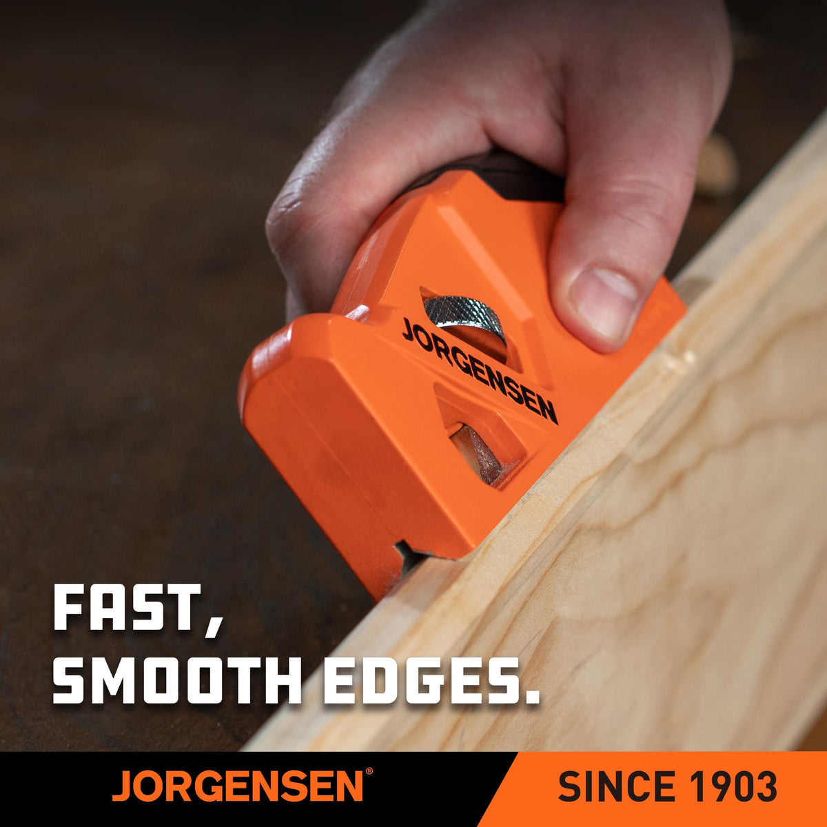Jorgensen chamfer plane depth adjustment lets you fine-tune blade depth.
