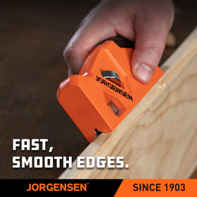 Jorgensen chamfer plane depth adjustment lets you fine-tune blade depth.