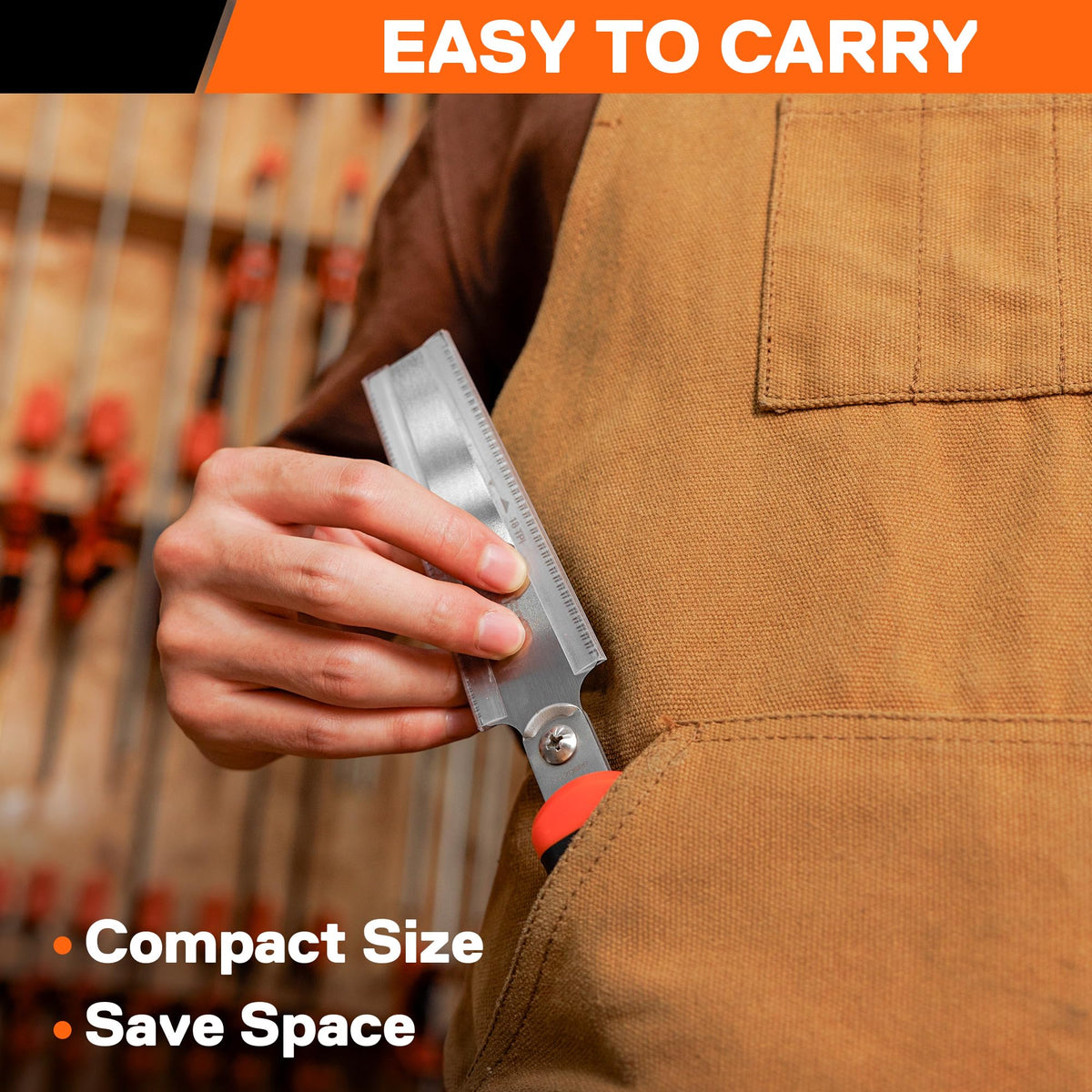 Jorgensen compact portable tool for on-site woodworking tasks.