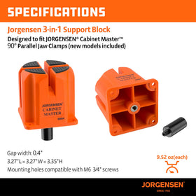 Jorgensen durable polymer body offers robust performance for professionals and hobbyists.
