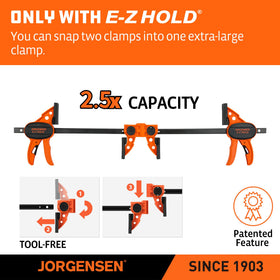 Jorgensen EZ-hold spreader shows versatile clamping and spreading options.