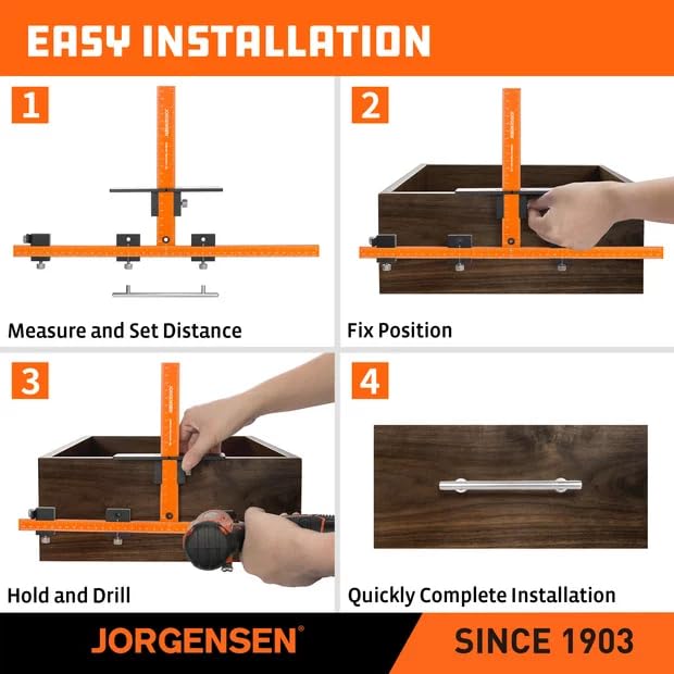 Jorgensen flattened corners reduce risk of scratches and protect hands during installation.
