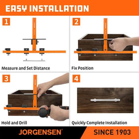 Jorgensen flattened corners reduce risk of scratches and protect hands during installation.