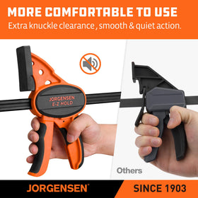 Jorgensen high-carbon steel bar detail emphasizing durable construction