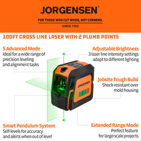 Jorgensen tripod extended to 63 inches for stable mounting.