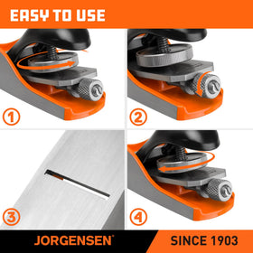 Jorgensen No.102 craft projects benefit from accurate wood shaping