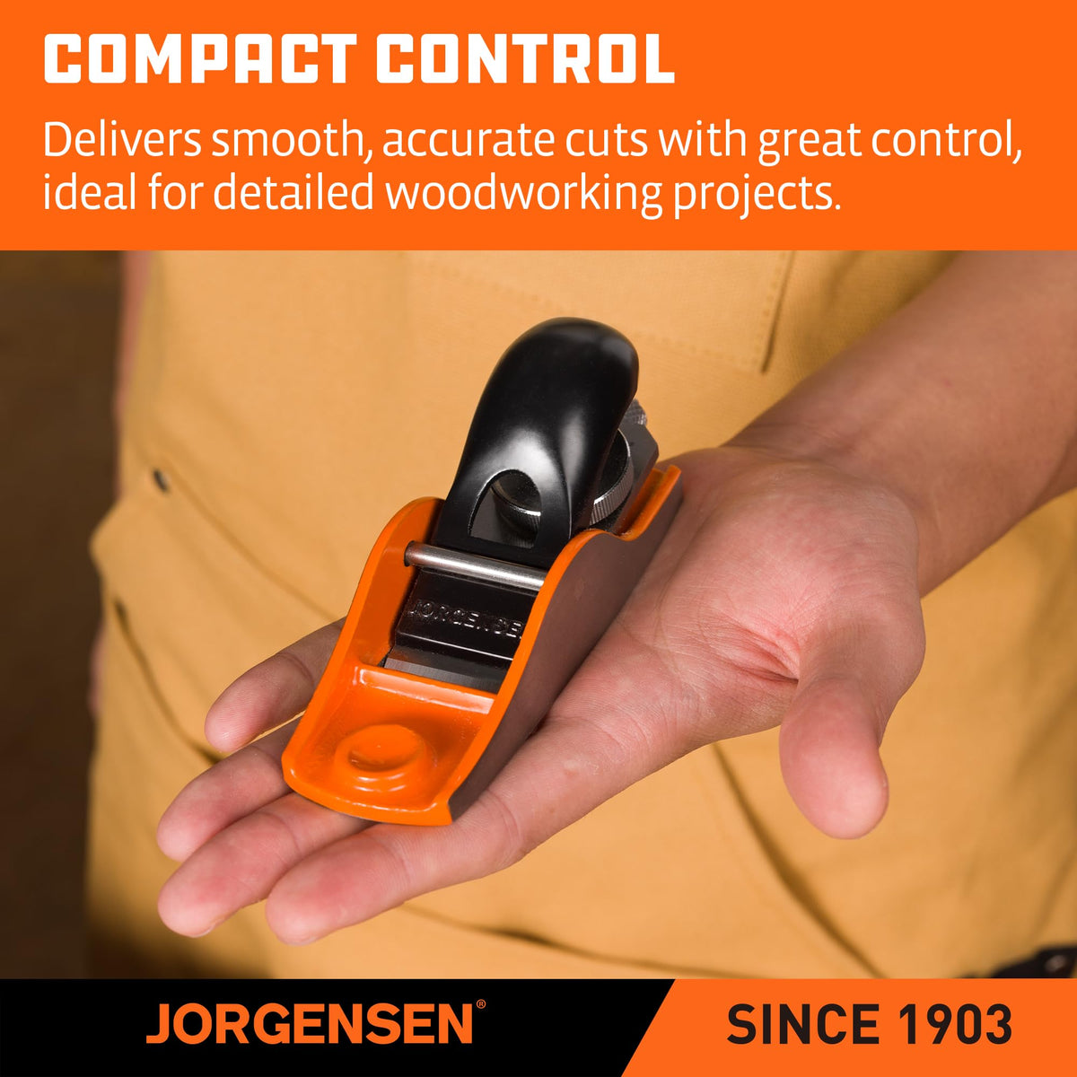 Jorgensen No.102 ductile iron body withstands heavy-duty use in workshops