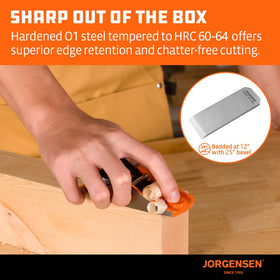 Jorgensen No.102 professional blade delivers sharp, long-lasting cuts