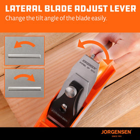 Jorgensen No.4 in use shows efficient trimming and smoothing of wood surfaces