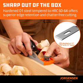 Jorgensen No.60 adjustable mouth knob detail for depth control