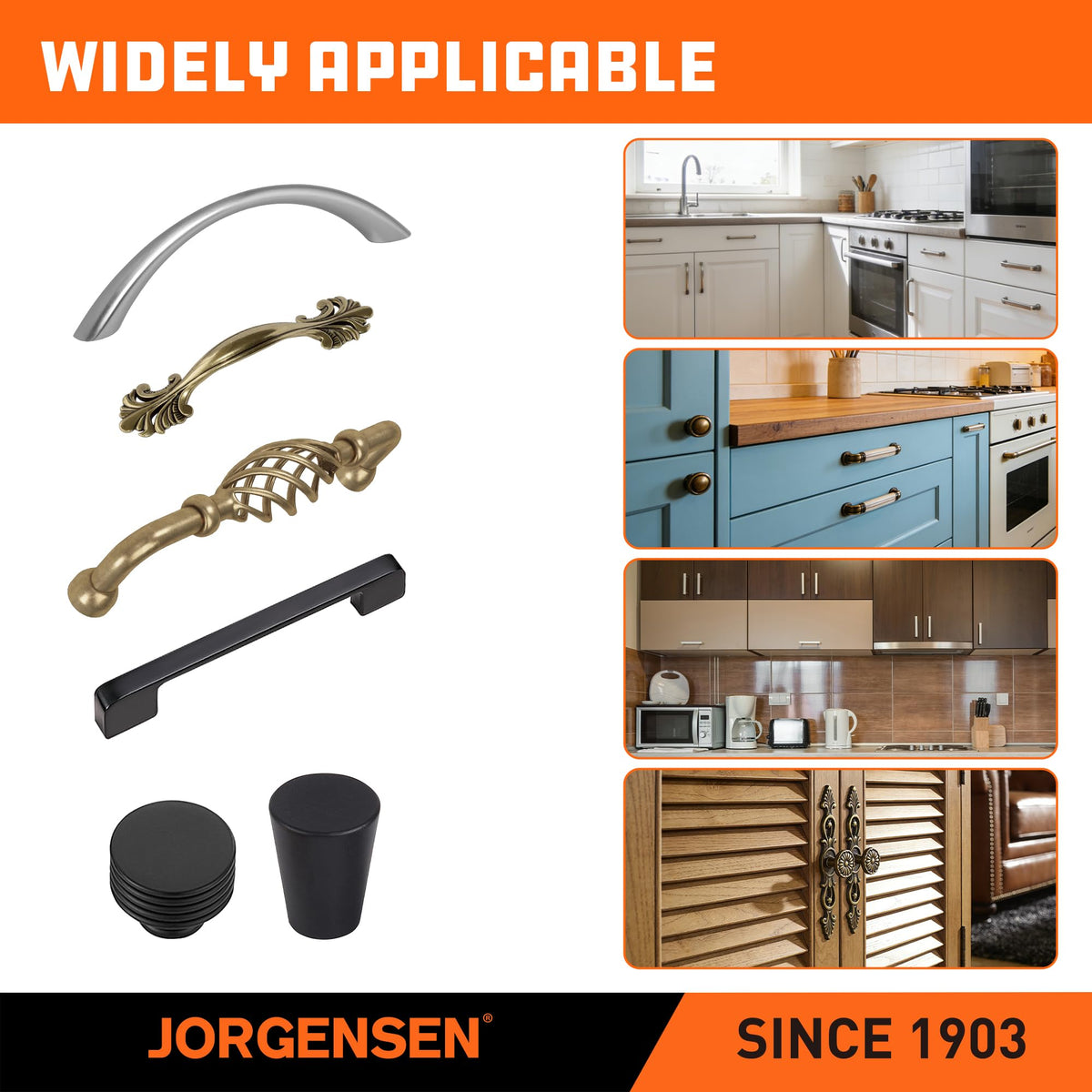 Jorgensen professional installation helper provides reliable hole alignment for cabinetry.