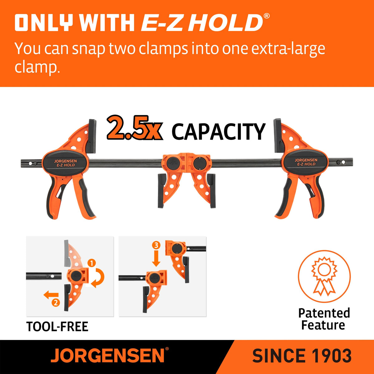 Jorgensen quick-release lever close-up highlights fast adjustments