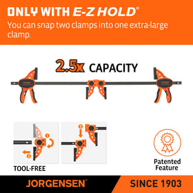 Jorgensen quick-release lever closeup demonstrates instant release and precise control.