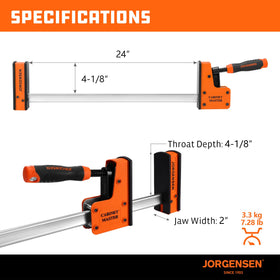 Jorgensen soft landing system prevents the jaw from falling during use.