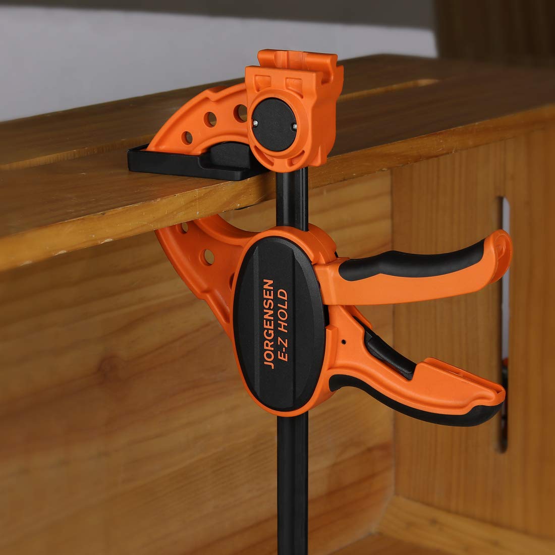 Jorgensen-woodworking-project-setup highlights dependable support in hobby projects.