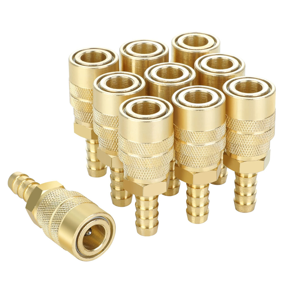 JOROY air coupler showing 1/4-inch body size for reliable connections