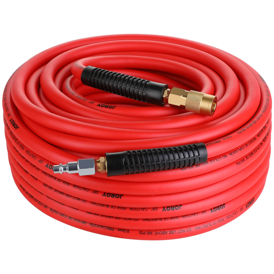 JOROY hybrid air hose 38-inch 100 feet for smooth airflow over long runs
