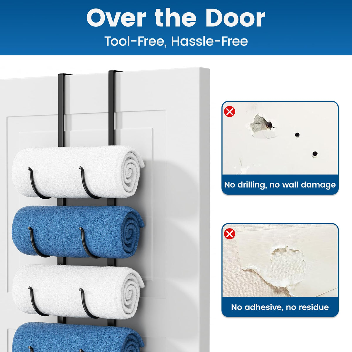 Josmimic EVA pads prevent door scratches during use.