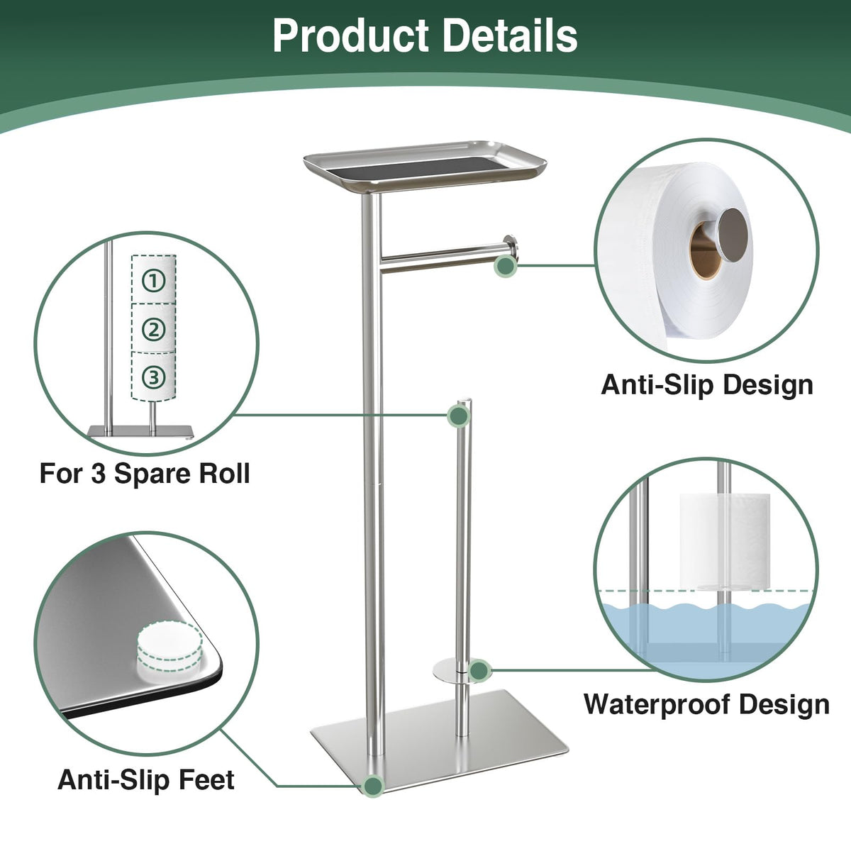 Josmimic durable stainless-steel construction for lasting use