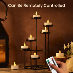 JOSU tea light flicker adds romantic ambience for events and dinners