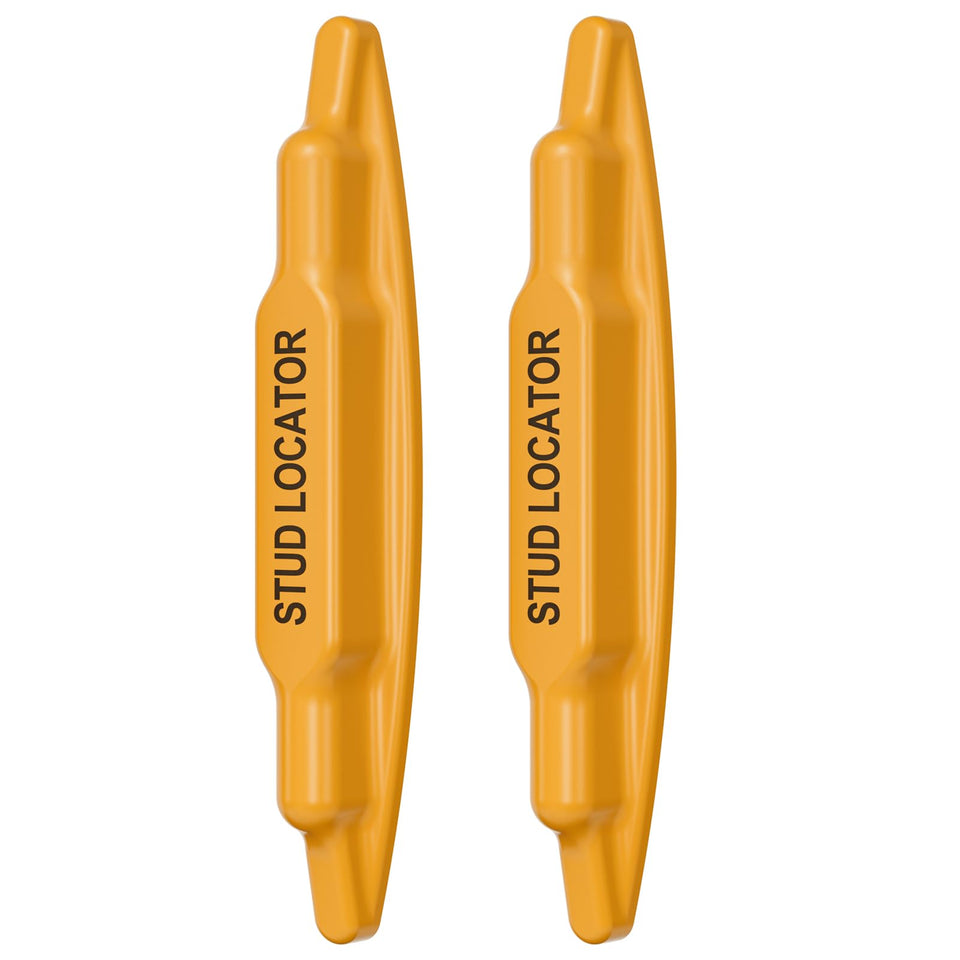 JOTOVO 2PCS magnetic stud finder front view, quick screw detection.
