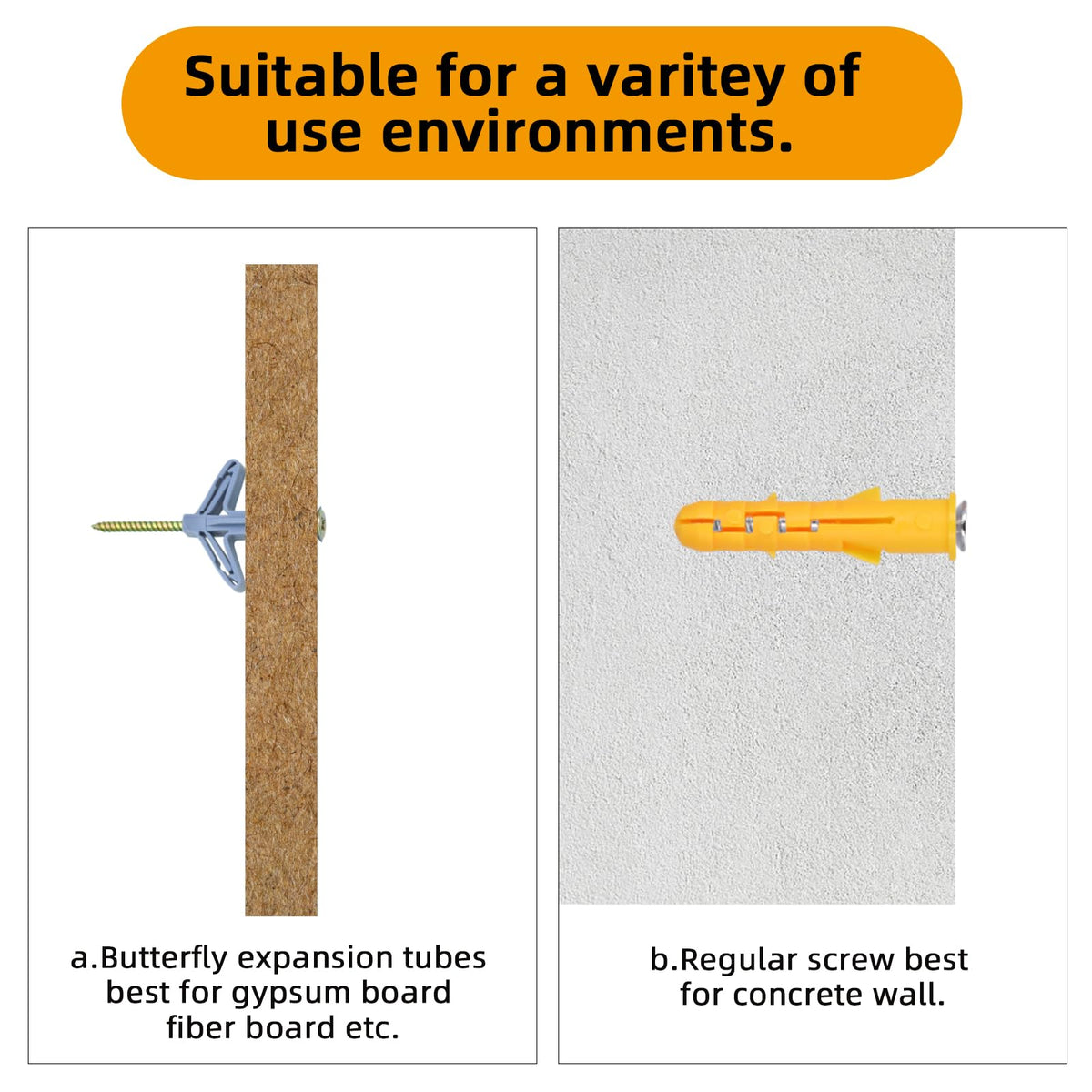 Joumoswk packaging includes six heavy-duty shelf brackets.