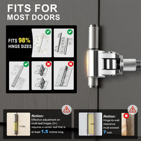 Jourcyna hinge tool with ergonomic grip for easy, precise adjustments
