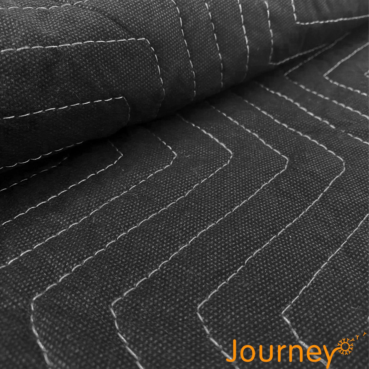 JourneyO heavy-duty padded blanket black shields furniture during transport
