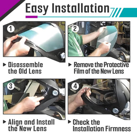 Joworthy clear tint replacement window for consistent visibility and protection.