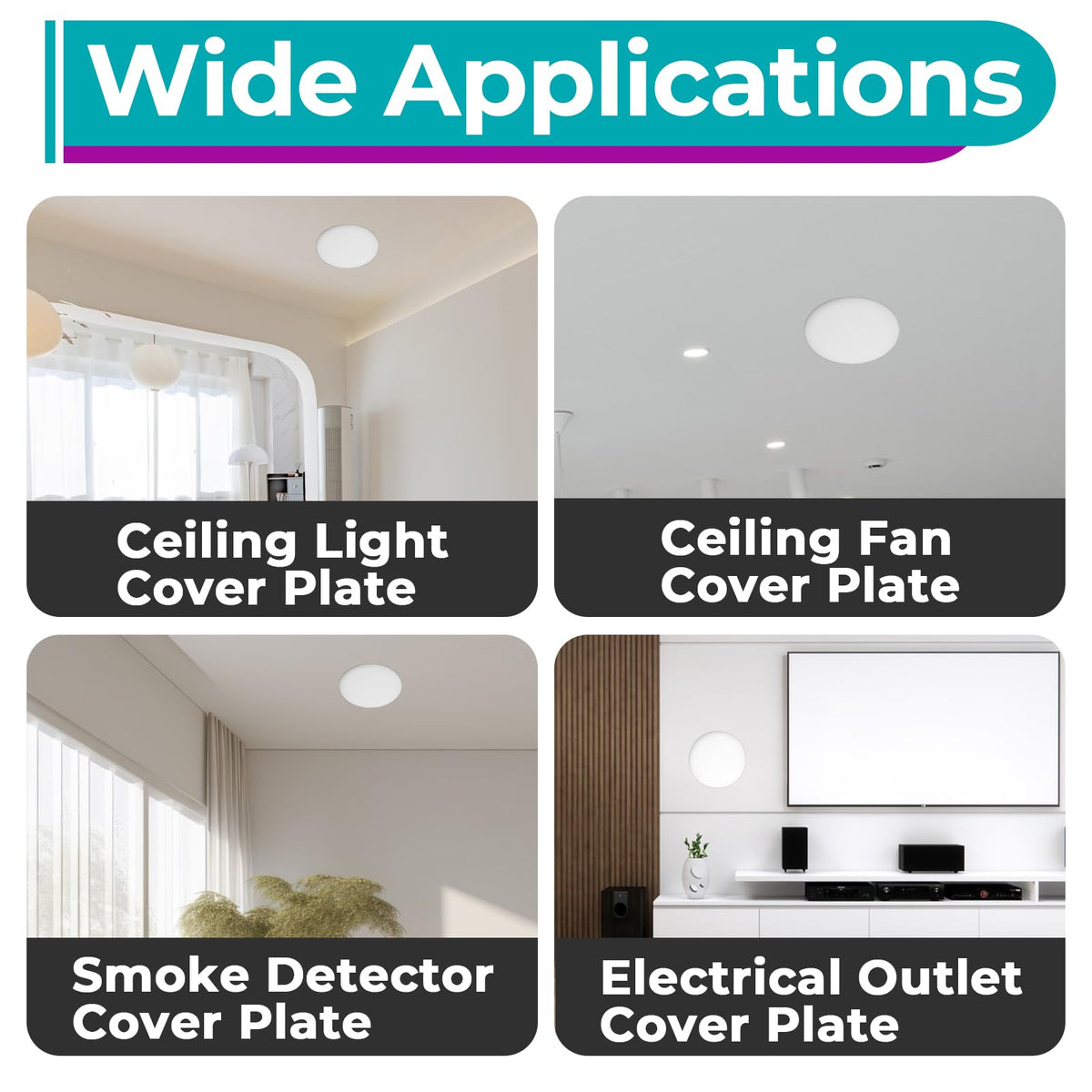 Joworthy CP3540 installation options accommodate flat or uneven ceilings
